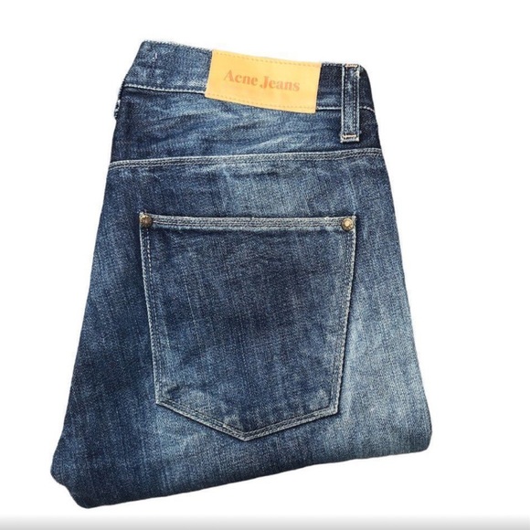 Vintage Acne studio jeans size 29 MAX CAR Blue - Picture 2 of 8